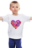 Заказать детскую футболку в Москве. Детская футболка классическая унисекс День всех влюбленных от FireFoxa - готовые дизайны и нанесение принтов.