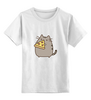 Заказать детскую футболку в Москве. Детская футболка классическая унисекс котик от THE_NISE  - готовые дизайны и нанесение принтов.