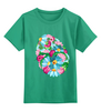 Заказать детскую футболку в Москве. Детская футболка классическая унисекс Яйцо из цветов от IrinkaArt  - готовые дизайны и нанесение принтов.