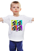 Заказать детскую футболку в Москве. Детская футболка классическая унисекс Обезьяна космонавт    от Savara - готовые дизайны и нанесение принтов.