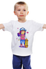Заказать детскую футболку в Москве. Детская футболка классическая унисекс SkateGirl от fox_art_ki  - готовые дизайны и нанесение принтов.