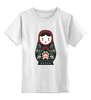 Заказать детскую футболку в Москве. Детская футболка классическая унисекс Матрешка от Savara - готовые дизайны и нанесение принтов.