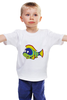 Заказать детскую футболку в Москве. Детская футболка классическая унисекс Рыбка от Виктор Гришин - готовые дизайны и нанесение принтов.