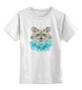 Заказать детскую футболку в Москве. Детская футболка классическая унисекс Blooming Raccoon от chistopopitersky - готовые дизайны и нанесение принтов.