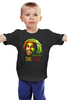 Заказать детскую футболку в Москве. Детская футболка классическая унисекс Боб Марли от geekbox - готовые дизайны и нанесение принтов.