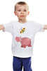 Заказать детскую футболку в Москве. Детская футболка классическая унисекс Бегемот от nadegda - готовые дизайны и нанесение принтов.