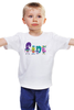 Заказать детскую футболку в Москве. Детская футболка классическая унисекс Английские буквы составляют слово "FINE" от vladlena.bibik@mail.ru - готовые дизайны и нанесение принтов.