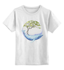 Заказать детскую футболку в Москве. Детская футболка классическая унисекс кит от sleeping_ocean - готовые дизайны и нанесение принтов.