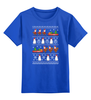 Заказать детскую футболку в Москве. Детская футболка классическая унисекс Новый Год от printik - готовые дизайны и нанесение принтов.