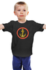 Заказать детскую футболку в Москве. Детская футболка классическая унисекс Якорь от Nalivaev - готовые дизайны и нанесение принтов.
