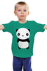 Заказать детскую футболку в Москве. Детская футболка классическая унисекс Панда от Amerikanka - готовые дизайны и нанесение принтов.