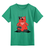 Заказать детскую футболку в Москве. Детская футболка классическая унисекс Рыжий кот от Margarita Nia - готовые дизайны и нанесение принтов.