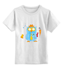 Заказать детскую футболку в Москве. Детская футболка классическая унисекс Настоящему джентльмену от galkagalka - готовые дизайны и нанесение принтов.
