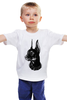Заказать детскую футболку в Москве. Детская футболка классическая унисекс Доберман от Anna Rosenrot - готовые дизайны и нанесение принтов.