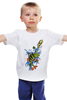 Заказать детскую футболку в Москве. Детская футболка классическая унисекс окунь от krolya_spb@mail.ru - готовые дизайны и нанесение принтов.