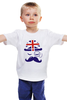 Заказать детскую футболку в Москве. Детская футболка классическая унисекс Английский джентельмен от grabandrun - готовые дизайны и нанесение принтов.
