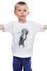 Заказать детскую футболку в Москве. Детская футболка классическая унисекс Marilyn Monroe от Leichenwagen - готовые дизайны и нанесение принтов.