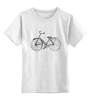 Заказать детскую футболку в Москве. Детская футболка классическая унисекс Велосипед от inPrintio - готовые дизайны и нанесение принтов.