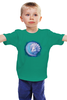 Заказать детскую футболку в Москве. Детская футболка классическая унисекс Динозаврик от Yulla Yullapa - готовые дизайны и нанесение принтов.