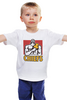 Заказать детскую футболку в Москве. Детская футболка классическая унисекс Чифс регби от rugby - готовые дизайны и нанесение принтов.