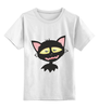 Заказать детскую футболку в Москве. Детская футболка классическая унисекс «капризный кот» от ФОРЭП - готовые дизайны и нанесение принтов.