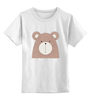 Заказать детскую футболку в Москве. Детская футболка классическая унисекс Медвежонок от BeliySlon - готовые дизайны и нанесение принтов.