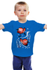 Заказать детскую футболку в Москве. Детская футболка классическая унисекс НОВОГОДНИЕ ПТИЧКИ от ELENA ZHARINOVA - готовые дизайны и нанесение принтов.