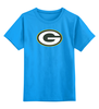 Заказать детскую футболку в Москве. Детская футболка классическая унисекс Green Bay Packers от dobryidesign - готовые дизайны и нанесение принтов.