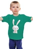 Заказать детскую футболку в Москве. Детская футболка классическая унисекс Плохой кролик от skynatural - готовые дизайны и нанесение принтов.
