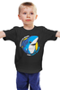Заказать детскую футболку в Москве. Детская футболка классическая унисекс Левая акула от printik - готовые дизайны и нанесение принтов.