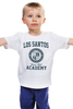 Заказать детскую футболку в Москве. Детская футболка классическая унисекс GTA. Los Santos Grand Theft Academy от geekbox - готовые дизайны и нанесение принтов.