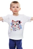 Заказать детскую футболку в Москве. Детская футболка классическая унисекс Веселый котик от Алексей  - готовые дизайны и нанесение принтов.