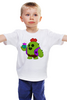 Заказать детскую футболку в Москве. Детская футболка классическая унисекс Бравл Старс от queen  - готовые дизайны и нанесение принтов.