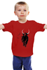 Заказать детскую футболку в Москве. Детская футболка классическая унисекс Боевой бык от printik - готовые дизайны и нанесение принтов.