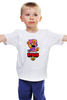 Заказать детскую футболку в Москве. Детская футболка классическая унисекс BRAWL STARS SANDY  от geekbox - готовые дизайны и нанесение принтов.
