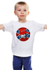 Заказать детскую футболку в Москве. Детская футболка классическая унисекс Dixie Rebel Kappa от gachiGASM - готовые дизайны и нанесение принтов.