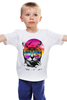 Заказать детскую футболку в Москве. Детская футболка классическая унисекс Пляжный Кот от printik - готовые дизайны и нанесение принтов.