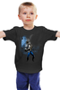 Заказать детскую футболку в Москве. Детская футболка классическая унисекс Оборотень в косухе от denis01001 - готовые дизайны и нанесение принтов.