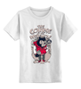 Заказать детскую футболку в Москве. Детская футболка классическая унисекс Медведь  от ПРИНТЫ ПЕЧАТЬ  - готовые дизайны и нанесение принтов.