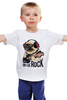 Заказать детскую футболку в Москве. Детская футболка классическая унисекс ✶Dog On The Rock✶ от balden - готовые дизайны и нанесение принтов.