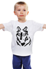 Заказать детскую футболку в Москве. Детская футболка классическая унисекс Тату волк от weeert - готовые дизайны и нанесение принтов.