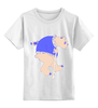 Заказать детскую футболку в Москве. Детская футболка классическая унисекс Мишка от Анна - готовые дизайны и нанесение принтов.