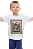 Заказать детскую футболку в Москве. Детская футболка классическая унисекс Мона Лиза в шлеме от Павел Павел - готовые дизайны и нанесение принтов.