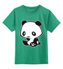 Заказать детскую футболку в Москве. Детская футболка классическая унисекс Панда от Zamula - готовые дизайны и нанесение принтов.