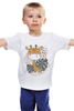 Заказать детскую футболку в Москве. Детская футболка классическая унисекс Довольный жираф от printeriumstore@gmail.com - готовые дизайны и нанесение принтов.