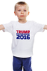 Заказать детскую футболку в Москве. Детская футболка классическая унисекс Trump For President от skynatural - готовые дизайны и нанесение принтов.