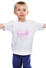 Заказать детскую футболку в Москве. Детская футболка классическая унисекс Сердце от THE_NISE  - готовые дизайны и нанесение принтов.