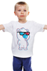Заказать детскую футболку в Москве. Детская футболка классическая унисекс Медведь 3D от trugift - готовые дизайны и нанесение принтов.