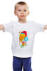 Заказать детскую футболку в Москве. Детская футболка классическая унисекс Сова в колпаке от galkagalka - готовые дизайны и нанесение принтов.