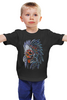Заказать детскую футболку в Москве. Детская футболка классическая унисекс ☠ Skull Indian ☠ от balden - готовые дизайны и нанесение принтов.